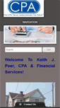 Mobile Screenshot of keithjpeercpa.com